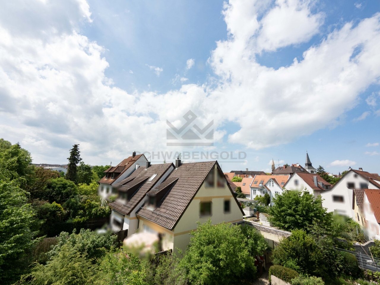 * Über den Dächern von Stuttgart-Zuffenhausen: Maisonette-Wohnung mit Terrasse, Grünblick &amp; TG * (003-035) — Aussicht
